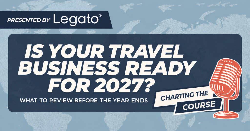 Jonathan Morris and Kelli Hayes Smith discuss travel agent business planning for 2027 on the Charting the Course podcast.